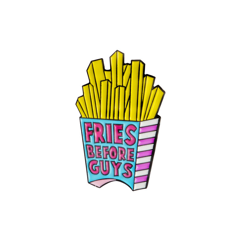 Detergents Pin Collection Brooch - Fries Before Guys / One