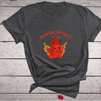 Thumbnail for Heaven Can Wait T-shirt, Devil T-shirt, Angel Shirts - UrbanWearOutsiders T-Shirt