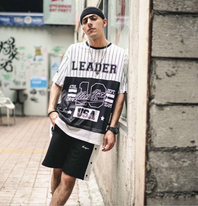 No.10 USA Street Leader Hip-hop Loose Unisex T-shirt - UrbanWearOutsiders T-shirts