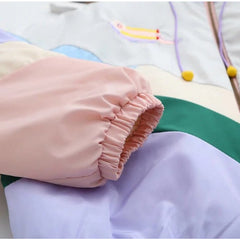 Pastel Chev Windbreaker Jacket - One Size / Multicolor -