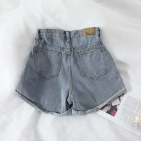 Thumbnail for Travel Antique Denim Shorts - Short Pants
