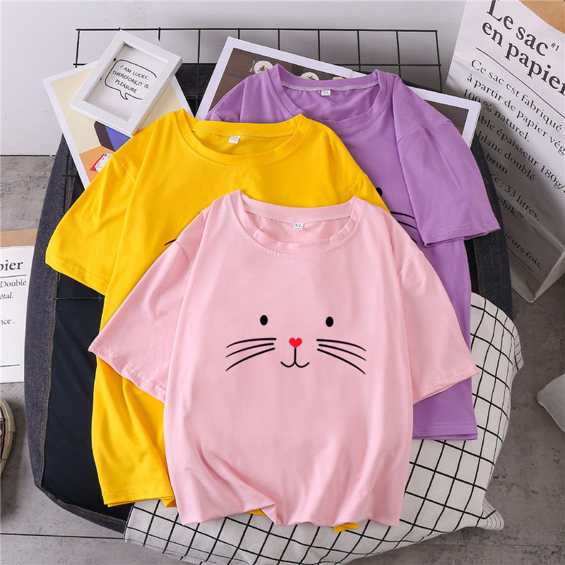 Cute Kawaii Cat T-Shirt, Pusheen T-Shirt, Otaku Cat Shirt - UrbanWearOutsiders T-Shirt