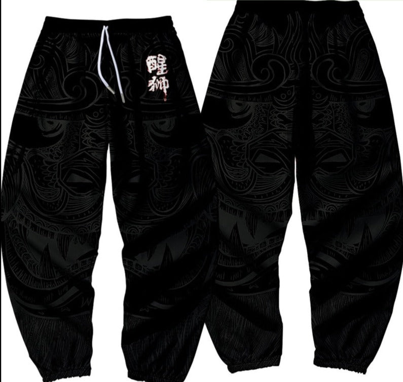 Lion Dance Sweatpants - Black / S - Pants