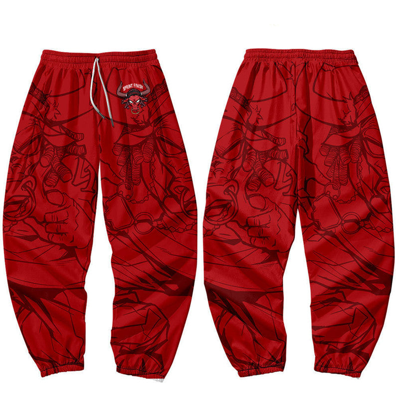 Bull Collection Loose-fitting Pants - ReD / S
