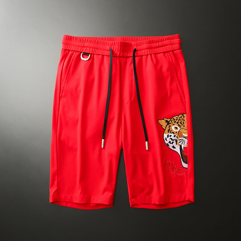 Tiger Prince Loose Short - Red / S - Pants