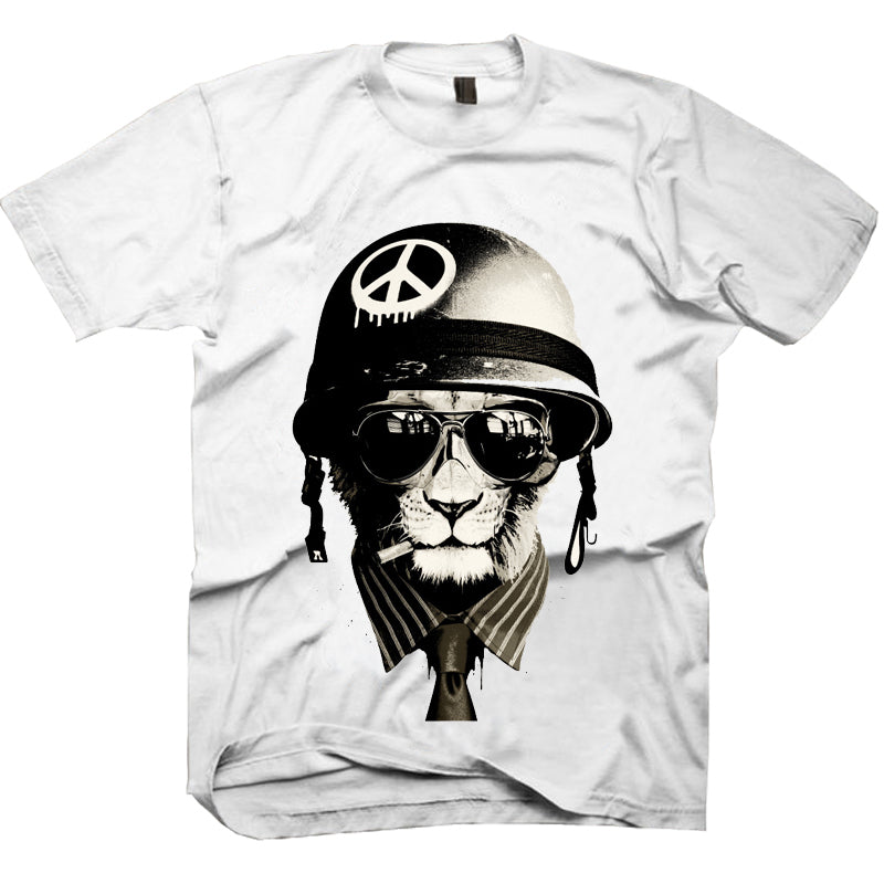 Office Warfare Tiger Army T-shirt - White / S - T-Shirt