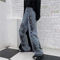 Thumbnail for Life’s Thorns Wide Leg Jeans - Pants