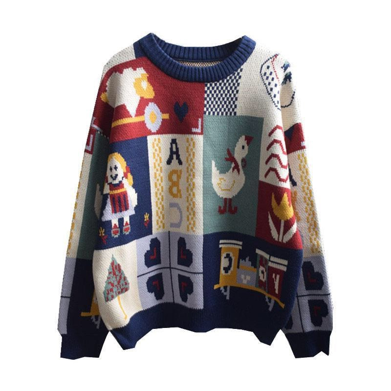 World of Games Knitted Oversize Sweater