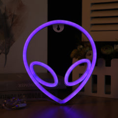 Alien LED Wall Hanging Neon Modeling Lights - A / 10W -