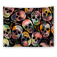 Psychedelic Elegant Katrina Skull Tapestry - 1 / 150X100cm