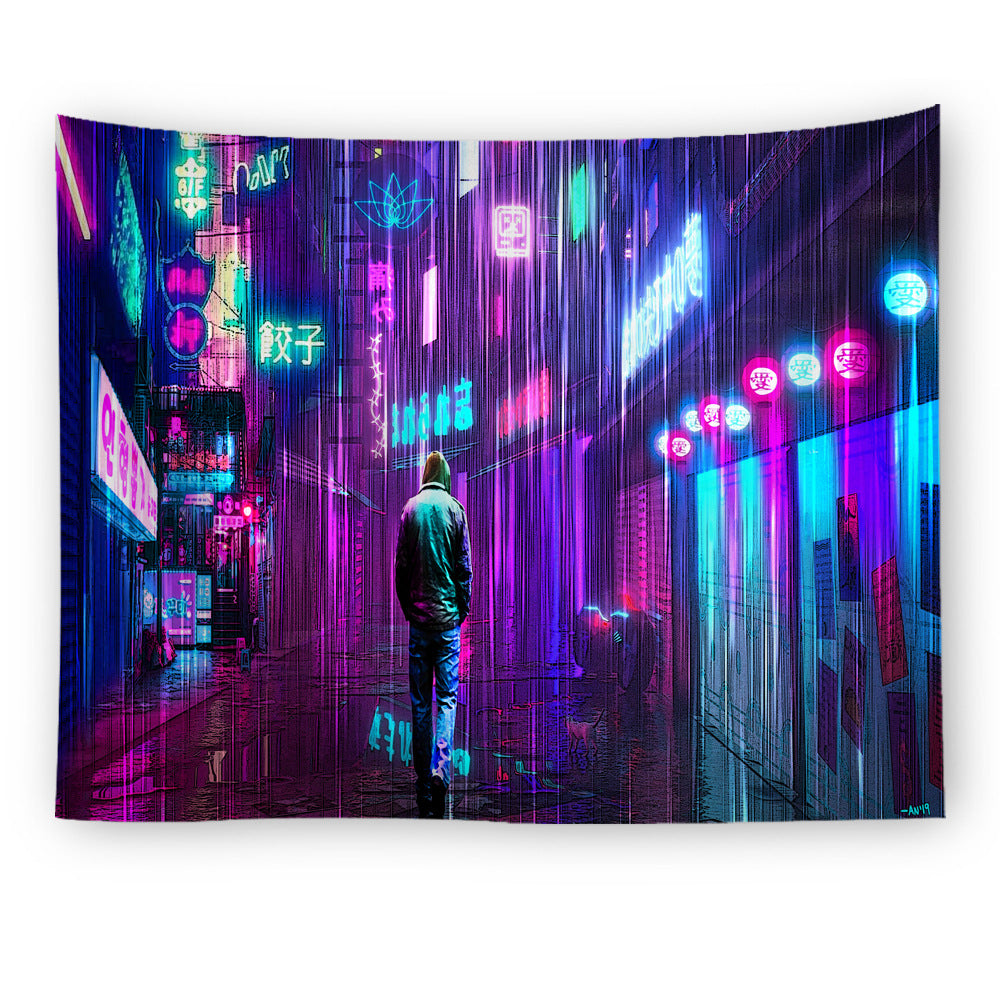 Cyberpunk 2077 Full Color Tapestry - 2 / 150X100cm