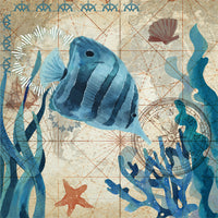 Thumbnail for Landscape Marine Animal Sea Tapestry - Fish / 100X75CM