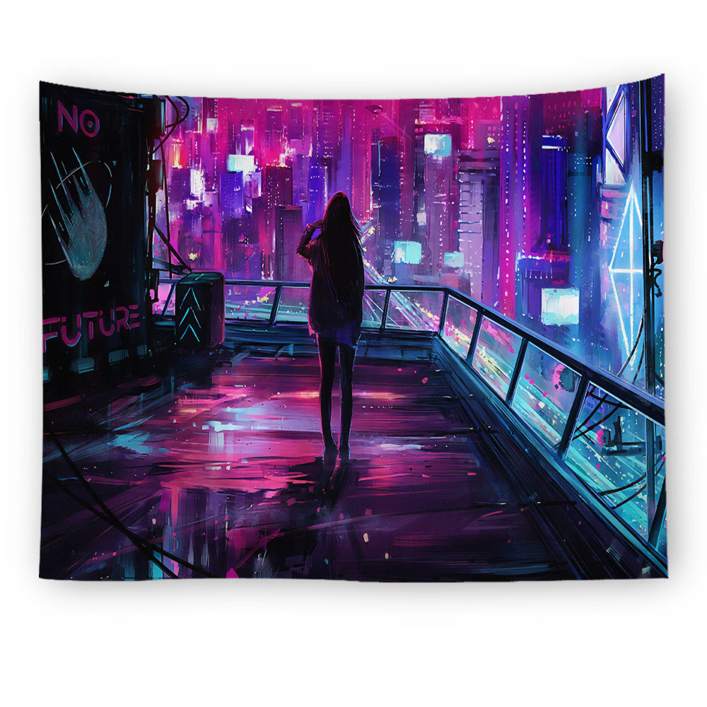 Cyberpunk 2077 Full Color Tapestry - 1 / 150X100cm