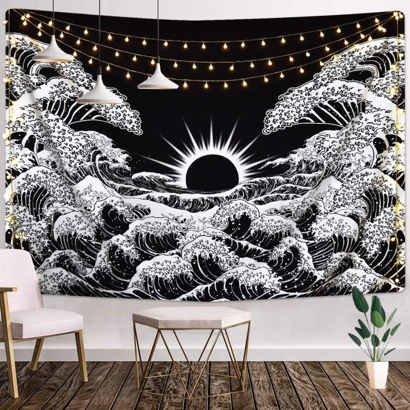 Galaxy Moon & Sun Wall Tapestry - 2 / 150x130cm
