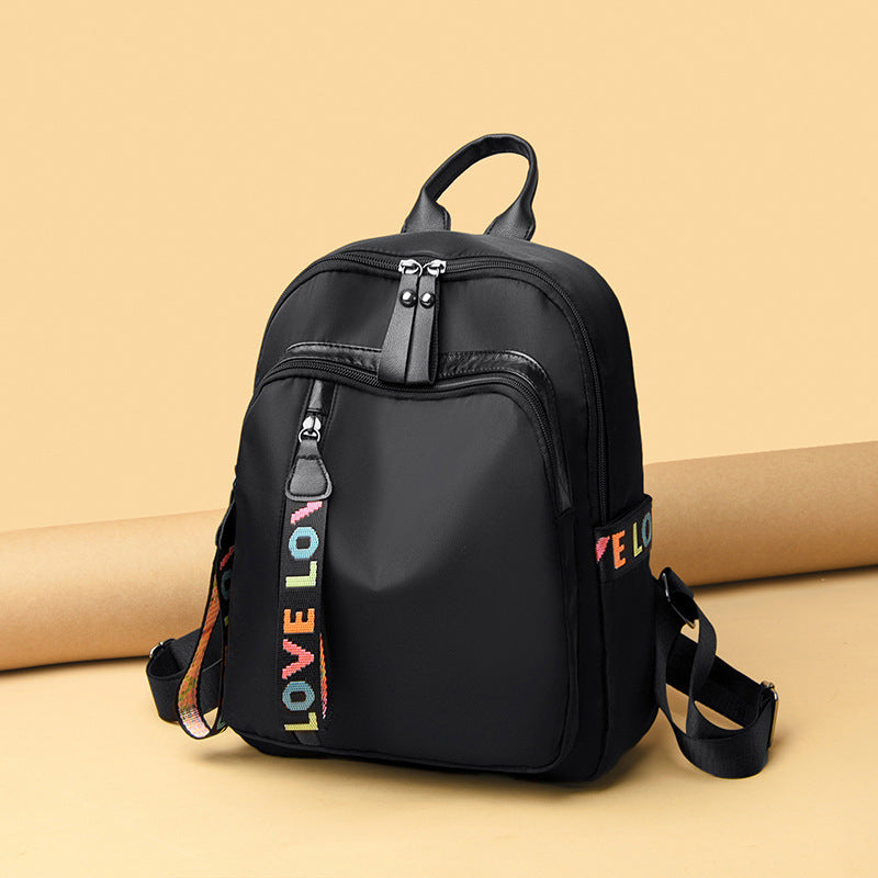 Love Black PU Leather Vegan Backpack - Small - Bag