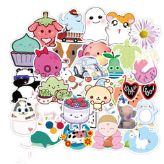 Kawaii Pastel Color 50 Stickers