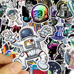 Cosmic Space Cartoon Stickers