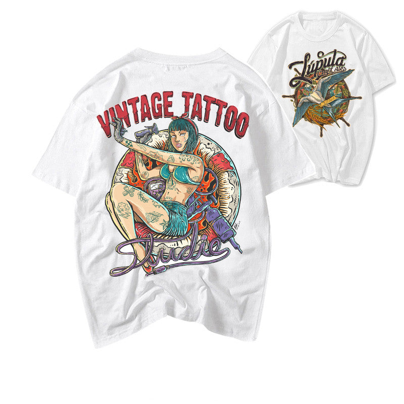 Tattoo Lupula Craft T-shirt - White / M - T-Shirt
