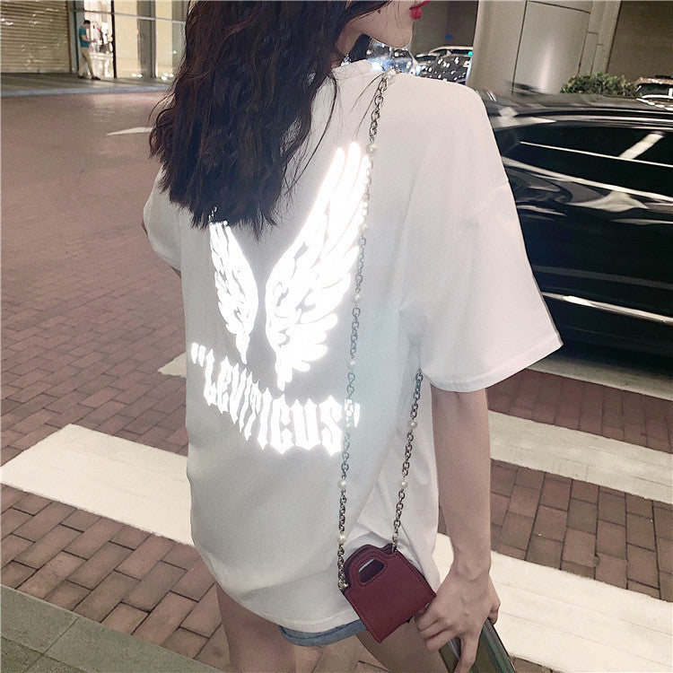 Reflective Wings Oversized T-Shirt