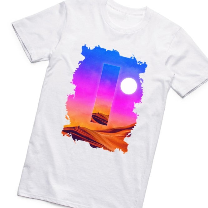 Aesthetic Vaporwave Cartoon T-Shirt - Orange / XS