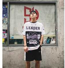 No.10 USA Street Leader T-shirt - L / Black&White - T-shirts
