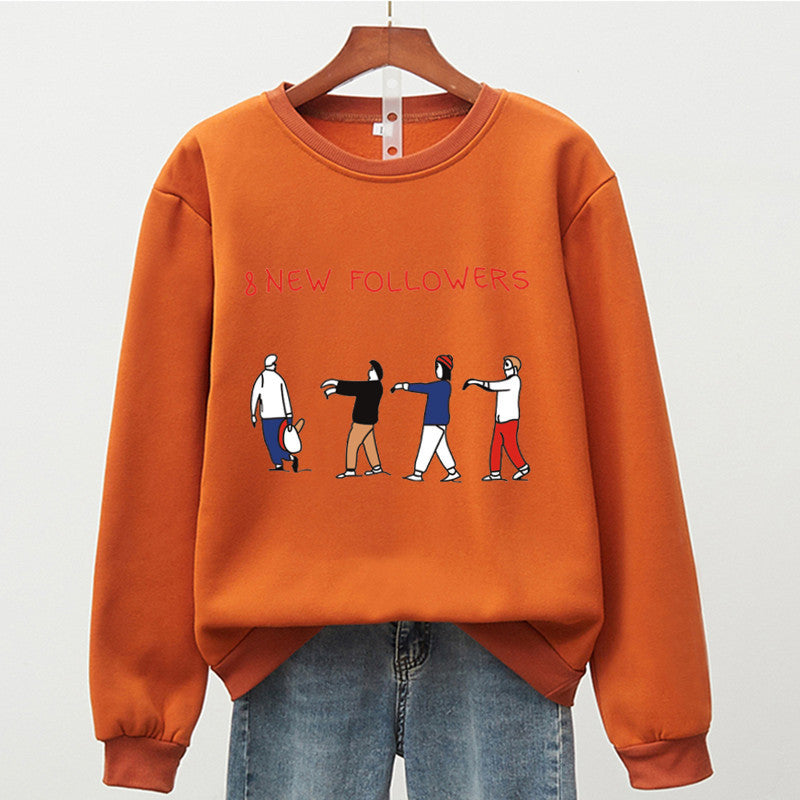 8 New Followers Sweatshirt - Orange red / M - SWEATSHIRT