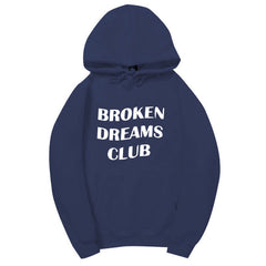 Broken Dreams Club Hoodie - Navy Blue / S - Hoodies
