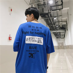 Flight for Happiness T-shirt - blue / L - T-shirts