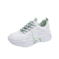 Pastel Sporty PU Vegan Shoes - White / 35