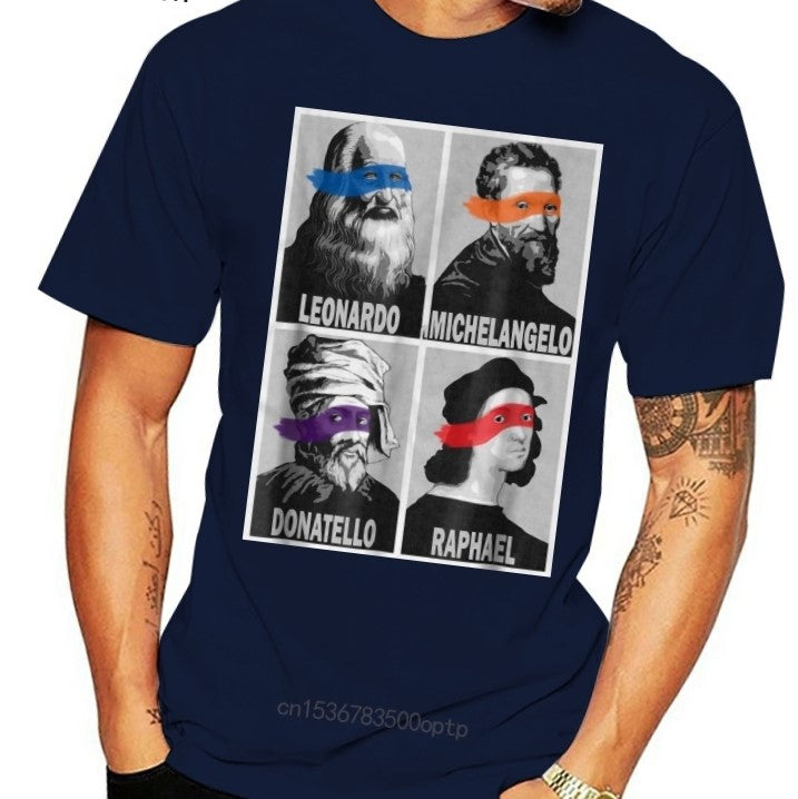 Ninja Artist Renaissance Vaporware T-Shirt - Blue / XXS