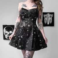 Thumbnail for Stars and Moons Galaxy Dress