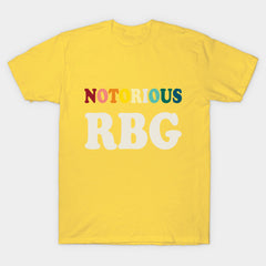 Notorious RBG American Judge T-Shirts - Yellow / 4XL -
