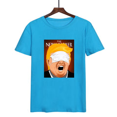 Trump Comical and Sarcastic T-Shirt - Lack blue / L