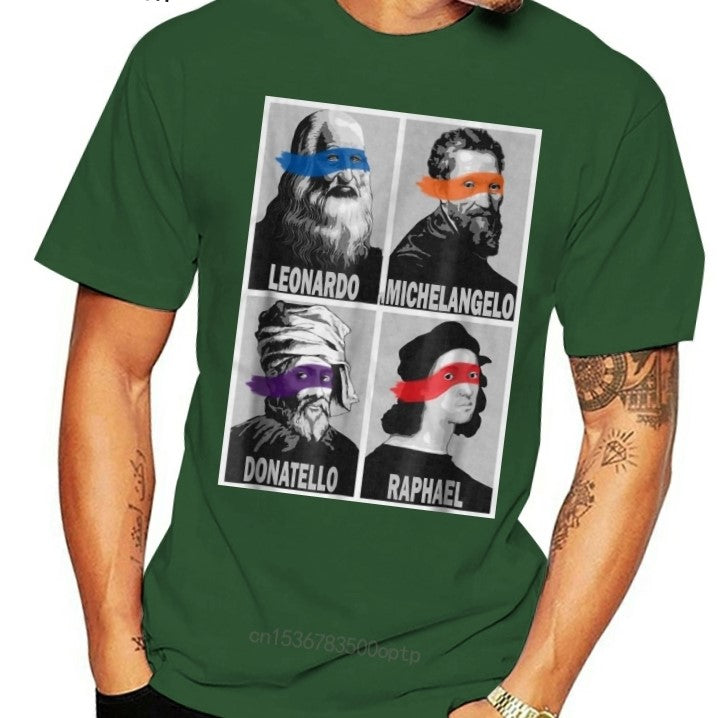 Ninja Artist Renaissance Vaporware T-Shirt - Green / XXS