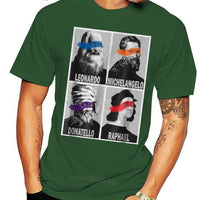 Thumbnail for Ninja Artist Renaissance Vaporware T-Shirt - Green / XXS