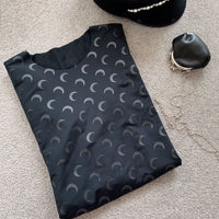 Thumbnail for Moon full Printed Long Sleeve Top - T-Shirt