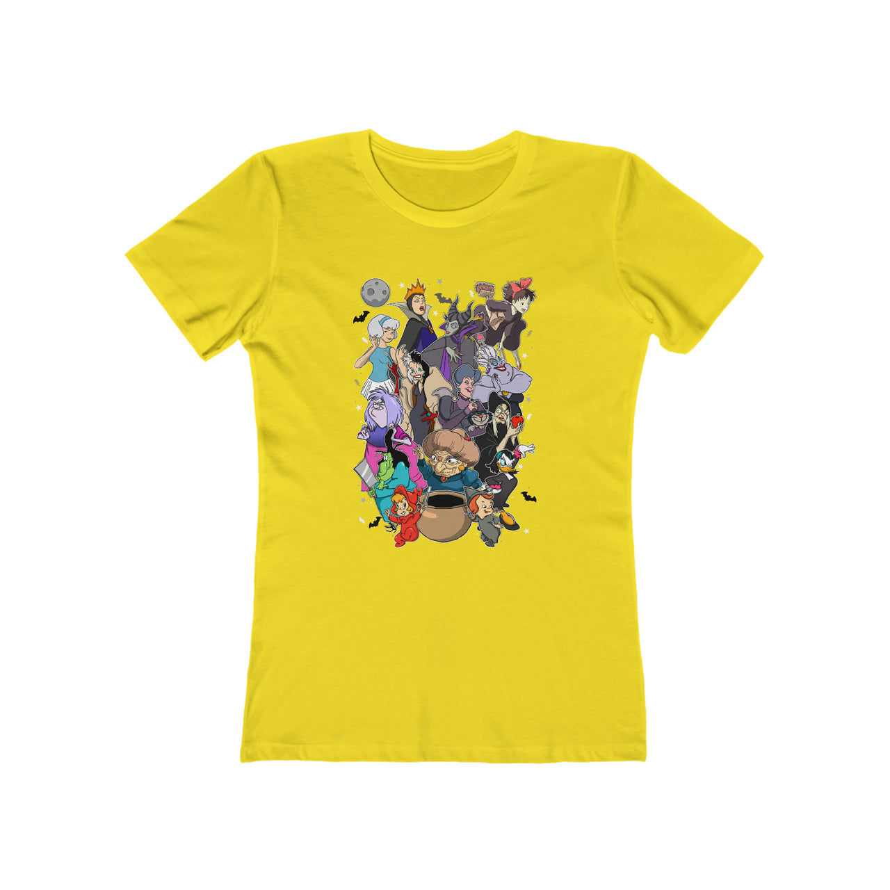 Disney Witches T-Shirts - Solid Vibrant Yellow / S - T-Shirt