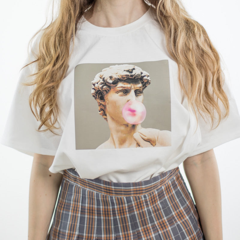 David Gum Ball Michel Angelo Art T-Shirt - 1 style / XS