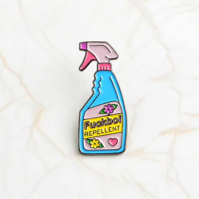 Detergents Pin Collection Brooch - Fuckboi Repellent / One