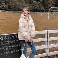 Thumbnail for Candy Color Pastel Cotton Fashion Hooded Coat - UrbanWearOutsiders WINTER COATS
