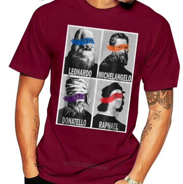 Ninja Artist Renaissance Vaporware T-Shirt - Wine / XXS