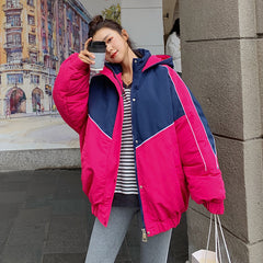 Color Explosion Jacket Winter Coat - Red / S - Jackets