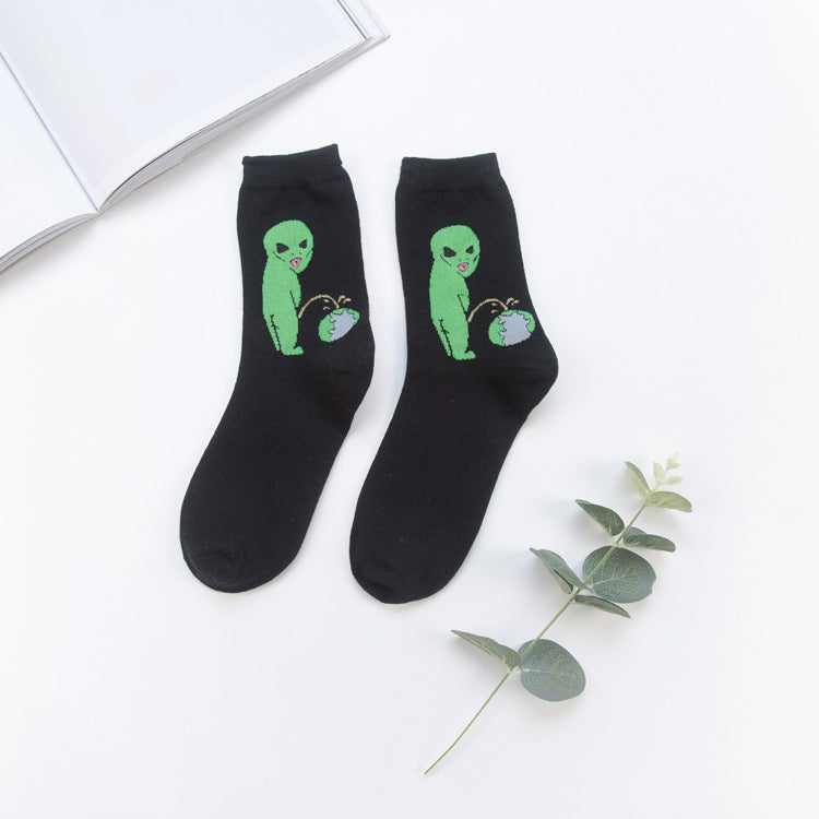 Alien Aesthetic Socks