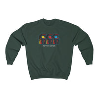 Thumbnail for Vintage Love Retro Gamer Sweatshirt - Forest Green / S
