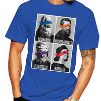 Thumbnail for Ninja Artist Renaissance Vaporware T-Shirt - Sky Blue / XXS