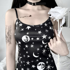 Moon And Stars Strappy Dress