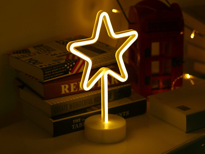 Star Led Modeling Neon Lamp - Decoration