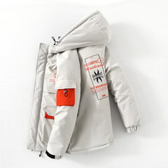 Triumpe Hooded Cotton Jacket - Beige / 2XL - Jackets