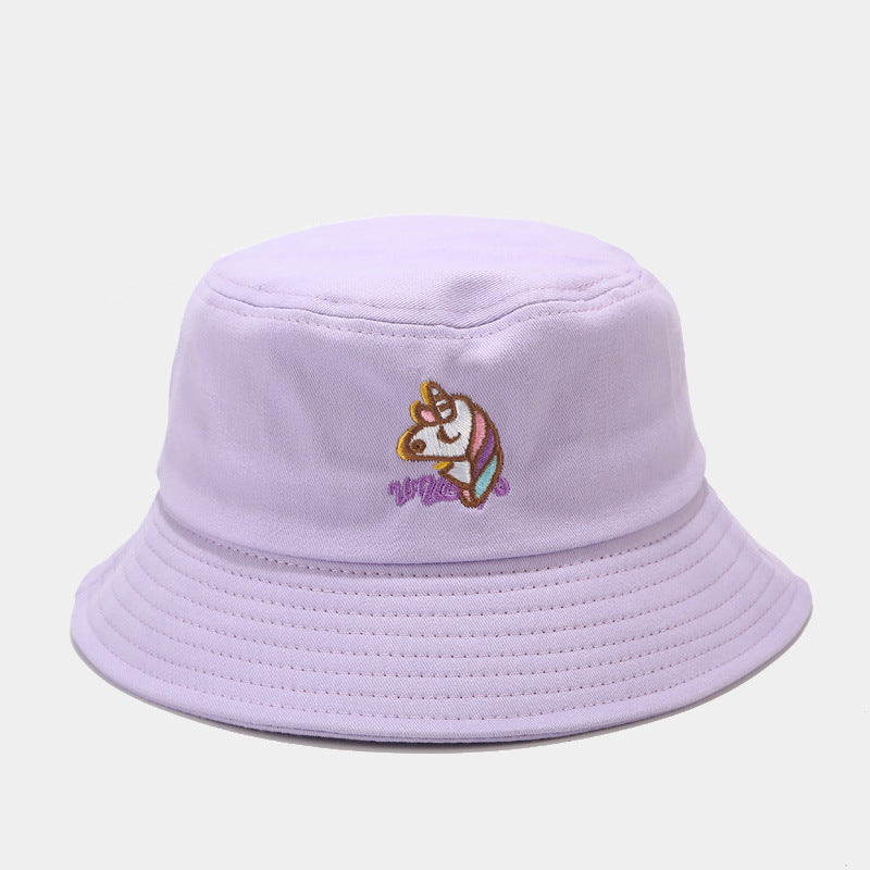 Kawaii Aesthetic Unicorn Bucket Hat - Light purple / M -