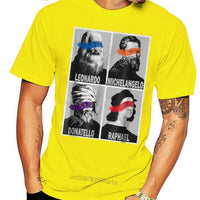 Thumbnail for Ninja Artist Renaissance Vaporware T-Shirt - Yellow / XXS
